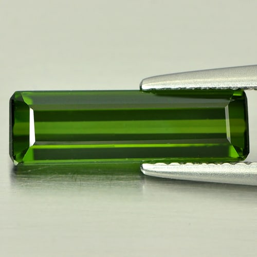 Natural Green Tourmaline Gemstones 1.88 Ct. Octagon Shape 14 x 4.3 Mm.: Product ID: 807243063 Product Name: Natural Tourmaline Weight: 1.88 CT. Size: 14 x 4.3 x 3.3 MM. Shape: Oval Color: Green Clarity:IF Luster: Good Gems Origin: Nigeria Treatment: Unheated Crystal Struc