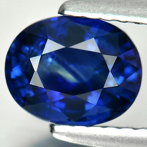 Natural Blue Sapphire Gemstones 1.77 Ct. Oval Shape 7.45 x 5.96 Mm. (1 of 4)
