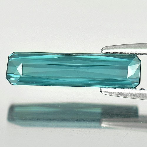 Natural Indicolite Tourmaline Gemstones 1.50 Ct. Clean Octagon Shape 14.6 x 3.7 Mm.: Product ID: 807244828 Product Name: Natural Tourmaline Weight: 1.50 CT. Size: 14.6 x 3.7 x 2.8 MM. Shape: Octagon Color: Blue Indicolite Clarity:VSI Luster: Good Gems Origin: Nigeria Treatment: Unheat