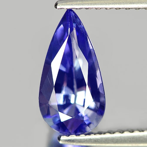 Natural Violetish Blue Tanzanite Gemstones 1.64 Ct. Clean Pear Shape 11.04 x 5.75 Mm.: Product ID: 807004128 Product Name: Natural Tanzanite Weight: 1.64 CT. Size: 11.04 x 5.75 x 4.18 MM. Shape: Pear Color: Blue Clarity:VVS Luster: Good Gems Origin: Tanzania Treatment: Heated Crystal St