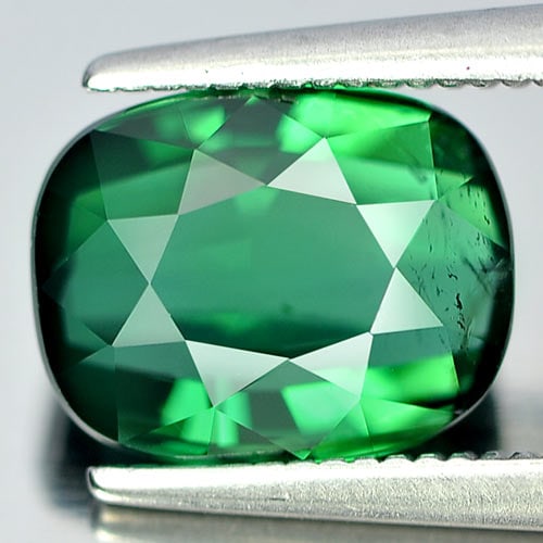 Natural Green Tourmaline Gemstones 2.85 Ct. Cushion Shape 9.2 x 7.3 Mm.: Product ID: 807232452 Product Name: Natural Tourmaline Weight: 2.85 CT. Size: 9.2 x 7.3 x 5 MM. Shape: Cushion Color: Green Clarity:SI Luster: Good Gems Origin: Nigeria Treatment: Unheated Crystal Str