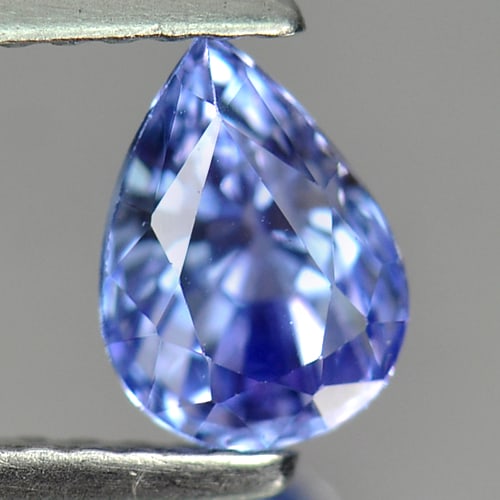Natural Violet Tanzanite Gemstones 1.01 Ct. Pear Shape 6.91 x 5.06 Mm.