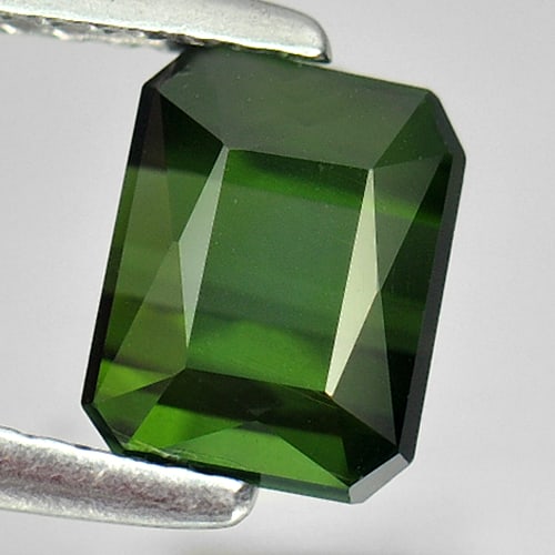 Natural Green Tourmaline Gemstones 1.66 Ct. Octagon Shape 5.9 x 7.4 Mm. - 2