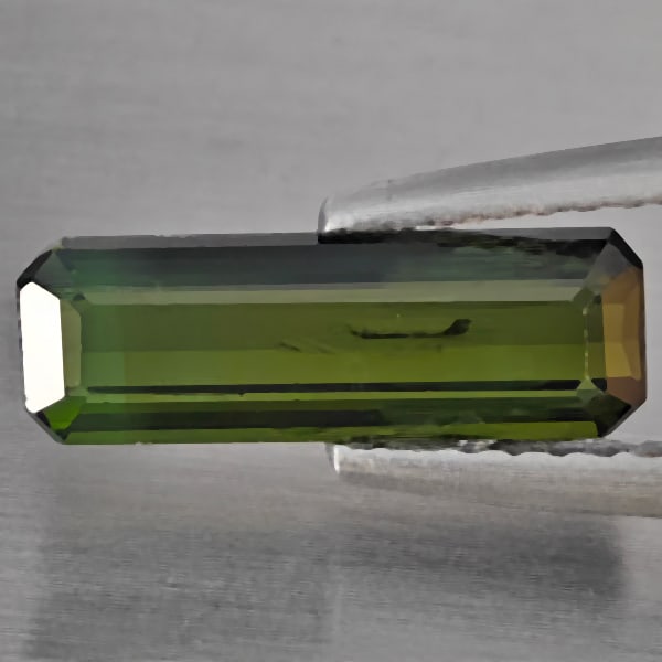 Natural Green Tourmaline Gemstones 1.24 Ct. Octagon Shape 12 x 4 Mm.: Product ID: 807251605 Product Name: Natural Tourmaline Weight: 1.24 CT. Size: 12 x 4 x 2.7 MM. Shape: Octagon Color: Green Clarity:SI Luster: Good Gems Origin: Nigeria Treatment: Unheated Crystal Stru