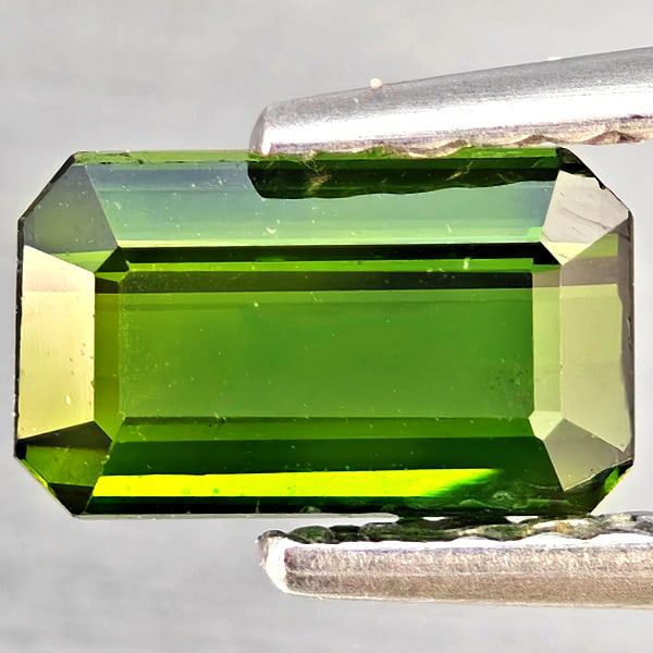 Natural Green Tourmaline Gemstones 1.24 Ct. Octagon Shape 7 x 4 Mm.: Product ID: 807251072 Product Name: Natural Tourmaline Weight: 1.24 CT. Size: 7 x 4 x 3.4 MM. Shape: Octagon Color: Green Clarity:SI1 Luster: Good Gems Origin: Nigeria Treatment: Unheated Crystal Stru