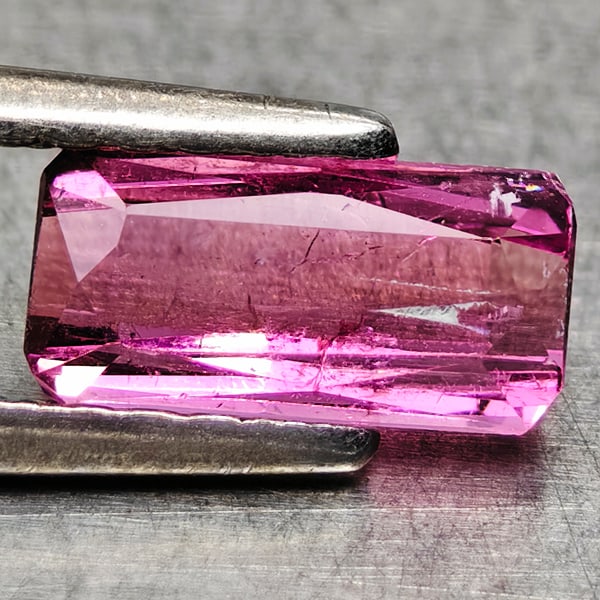 Natural Party Color Pink Tourmaline Gemstones 0.64 Ct. Octagon Shape 7.4 x 3.6 Mm.: Product ID: 807250532 Product Name: Natural Tourmaline Weight: 0.64 CT. Size: 7.4 x 3.6 x 2.6 MM. Shape: Octagon Color: Party Color Pink Clarity:VSI Luster: Good Gems Origin: Nigeria Treatment: Unheat