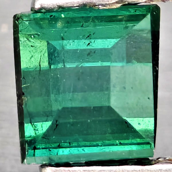 Natural Green Tourmaline Gemstones 0.55 Ct. Square Shape 4 x 3.8 Mm.: Product ID: 807251192 Product Name: Natural Tourmaline Weight: 0.55 CT. Size: 4 x 3.8 x 3.6 MM. Shape: Square Color: Green Clarity:SI1 Luster: Good Gems Origin: Nigeria Treatment: Unheated Crystal Str