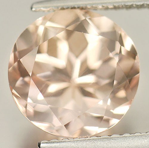 Natural Pinkish Orange Morganite Gemstones 4.73 Ct. Round Shape 10.2 Mm.: Product ID: 816100745 Product Name: Natural Morganite Weight: 4.73 CT. Size: 10.2 x 10.2 x 8.2 MM. Shape: Round Color: Orange Clarity:VVS Luster: Very Good Gems Origin: Brazil Treatment: Unheated Crys