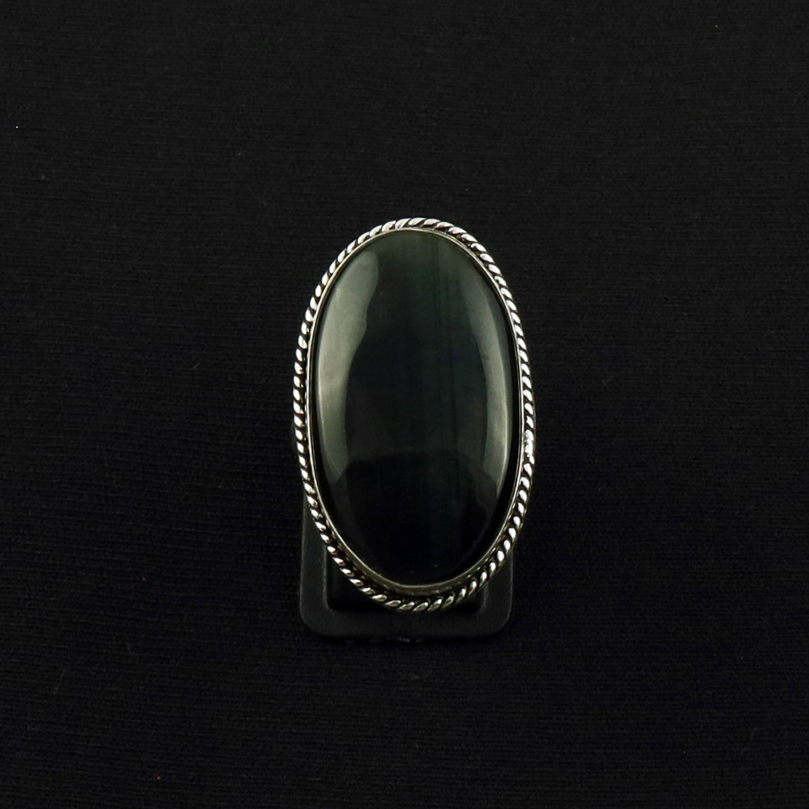 Natural Black Tiger Eye Sterling Silver Plated Handmade Ring - 8MM: Product ID: 260619152747 Product - Handmade Silver Plated Ring Metal - 92.5 Sterling Silver Plated Ring Size - 8MM Gemstone - Black Tiger Eye Gemstone Origin - South Africa Gemstone Size - 3X2 CM Gems
