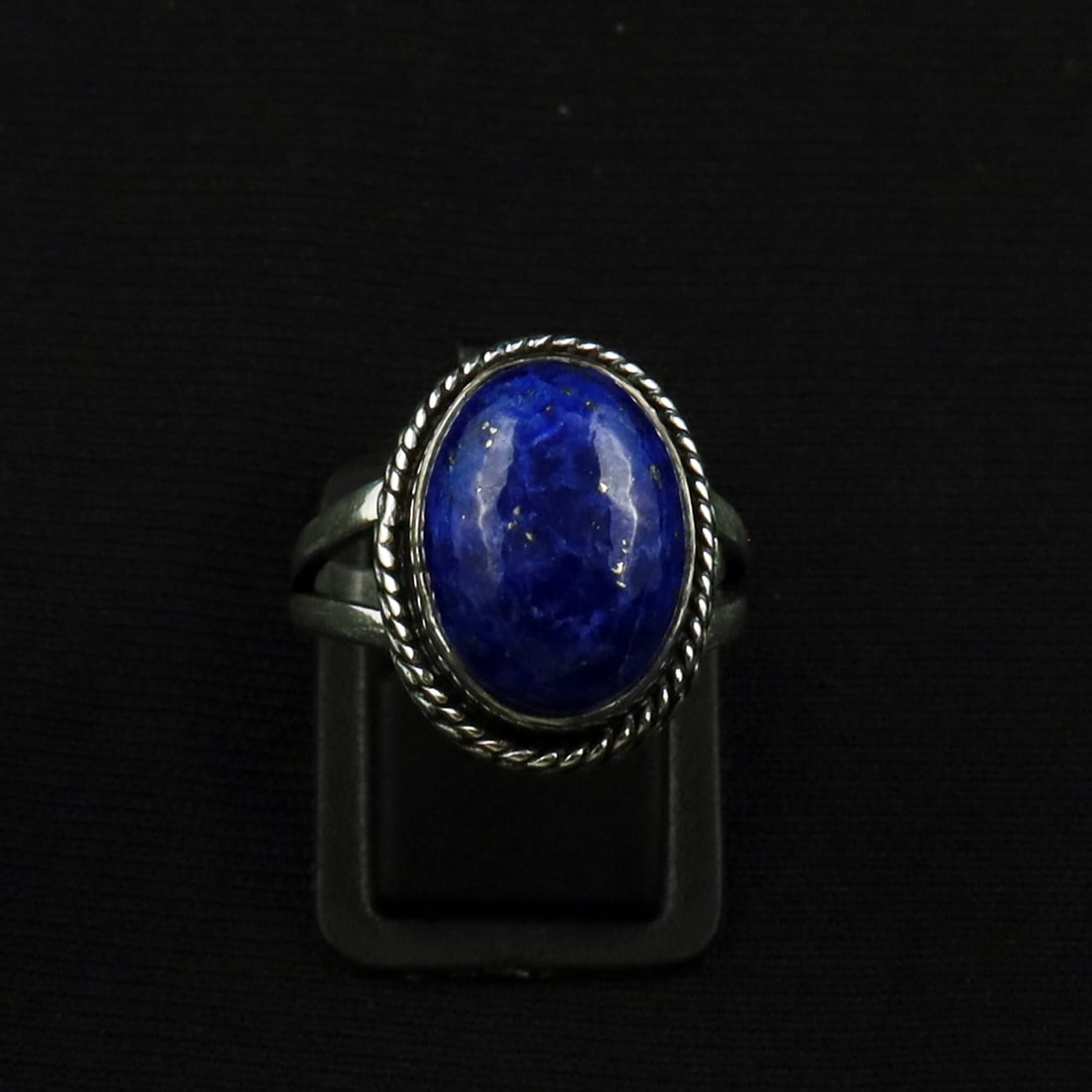 Natural Lapis Lazuli Sterling Silver Plated Handmade Ring - 8.5MM: Product ID: 260709125620 Product - Handmade Silver Plated Ring Metal - 92.5 Sterling Silver Plated Ring Size - 8.5MM Gemstone - Lapis Lazuli Gemstone Origin - Afghanistan Gemstone Size - 12X16 MM Gems