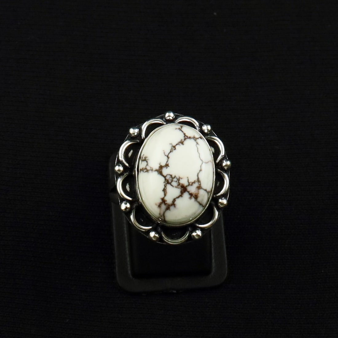Natural Wild Horse Sterling Silver Plated Handmade Ring - 7.5MM: Product ID: 260709124733 Product - Handmade Silver Plated Ring Metal - 92.5 Sterling Silver Plated Ring Size - 7.5MM Gemstone - Wild Horse Gemstone Origin - United States Gemstone Size - 12X16 MM Gems