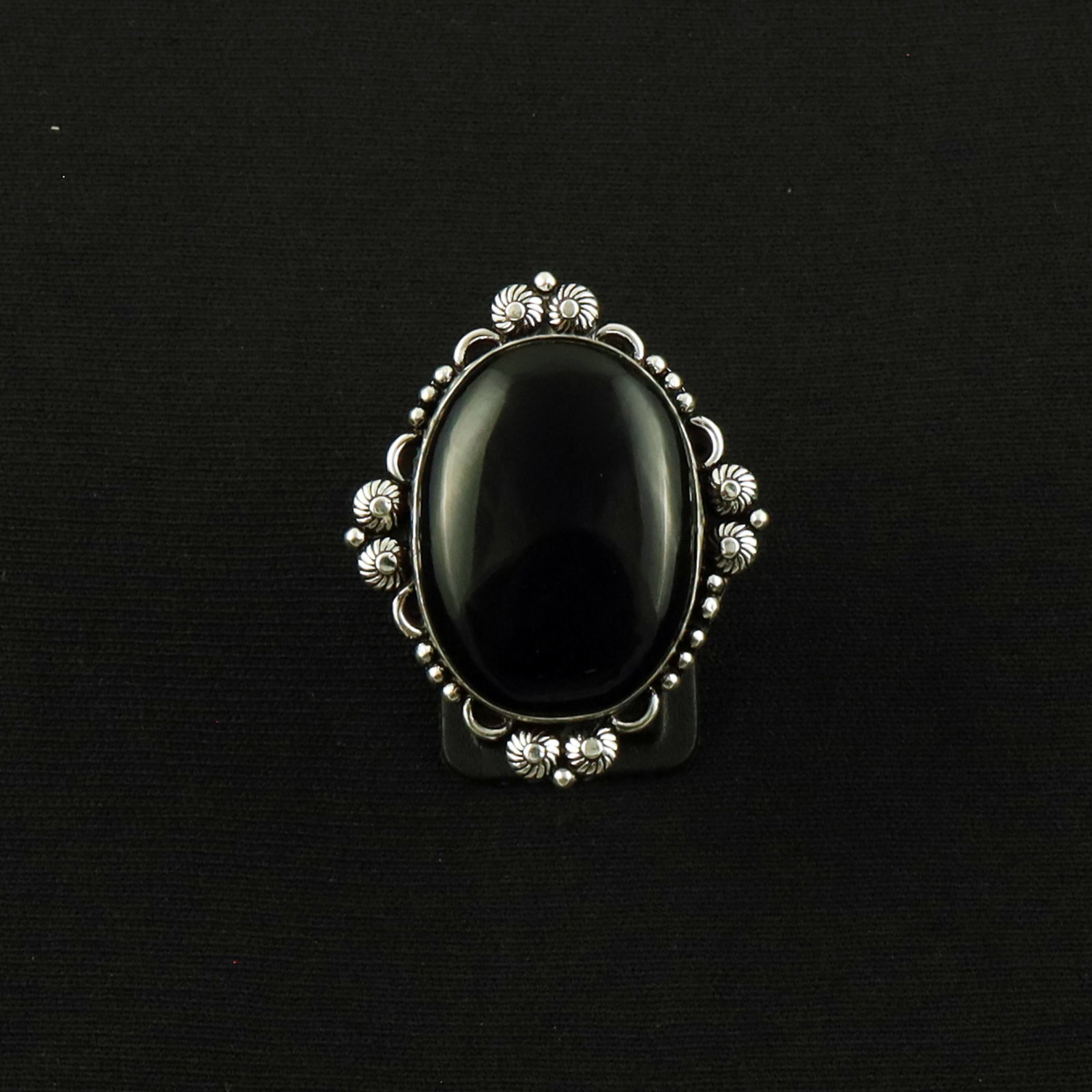 Natural Black Onyx Sterling Silver Plated Handmade Ring - 7MM: Product ID: 260619144742 Product - Handmade Silver Plated Ring Metal - 92.5 Sterling Silver Plated Ring Size - 7MM Gemstone - Black Onyx Gemstone Origin - India Gemstone Size - 3X2 CM Gemstone Shape -