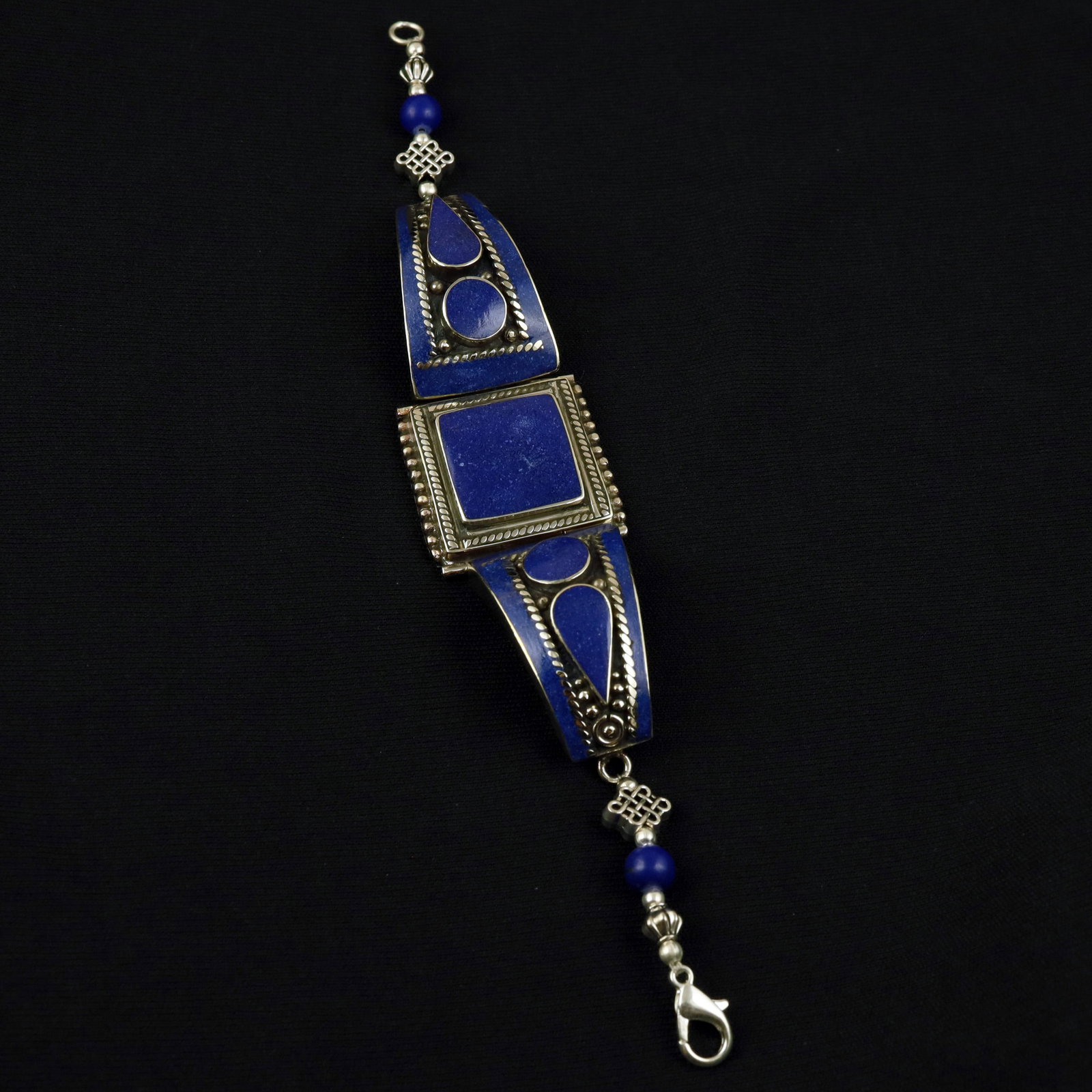 Tibetan Natural Lapis Lazuli Handmade Bracelet (1 of 3)