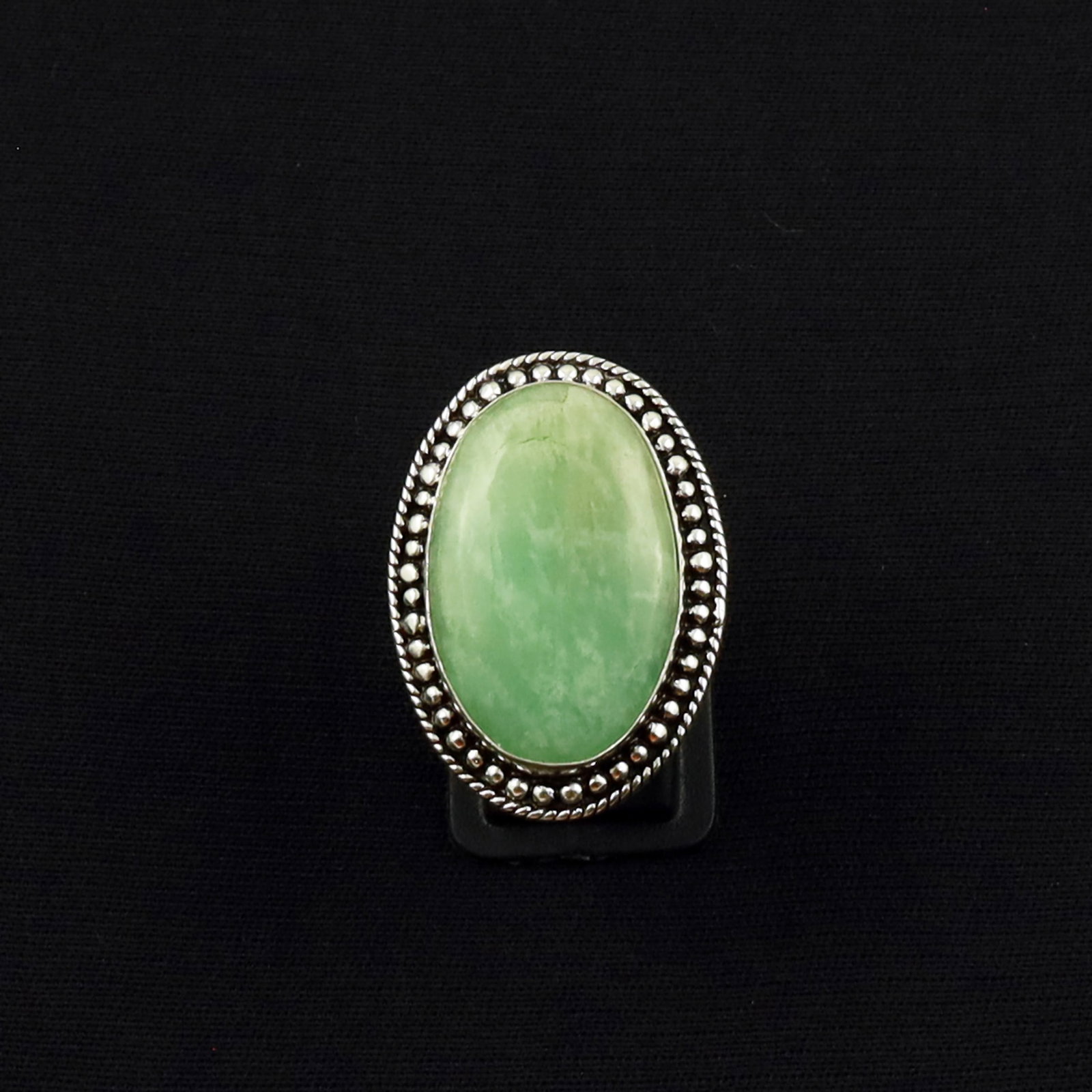 Natural Amazonite Sterling Silver Plated Handmade Ring - 7.5MM: Product ID: 260630151937 Product - Handmade Silver Plated Ring Metal - 92.5 Sterling Silver Plated Ring Size - 7.5MM Gemstone - Amazonite Gemstone Origin - Russia Gemstone Size - 3X2 CM Gemstone Shape