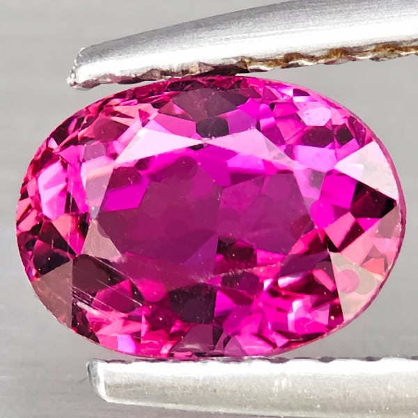 Natural Pink Tourmaline Gemstones 1.29 Ct. Oval Shape 7.4 x 5.4 Mm.: Product ID: 807251287 Product Name: Natural Tourmaline Weight: 1.29 CT. Size: 7.4 x 5.4 x 4.9 MM. Shape: Oval Shape Color: Pink Clarity:VSI Luster: Very Good Gems Origin: Nigeria Treatment: Unheated C