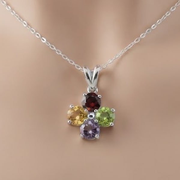 Natural Amethyst Garnet Citrine Peridot Gemstones 925 Sterling Silver 2.63 Grams Pendant: Product ID: 281130075 Product Type: 925 Sterling Silver Fine Jewelry Jewelry Weight: 2.63 Grams. Gemstones Color: Multi-Color Metal: Solid Silver 92.5%. Gemstone Detail: Round Purple Natural Amethyst 
