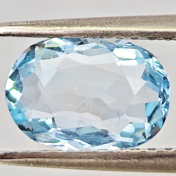 Natural Baby Blue Aquamarine Gemstones 1.10 Ct. Oval Shape 8.6 x 6.3 Mm.: Product ID: 800812408 Product Name: Natural Gemstones Weight: 1.10 CT. Size: 8.6 x 6.3 x 3.3 MM. Shape: Oval Shape Color: Baby Blue Clarity:VSI Luster: Good Gems Origin: Brazil Treatment: Unheated Cry