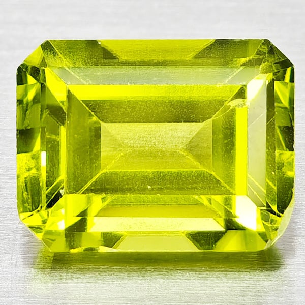 Natural Green Peridot Gemstones 1.88 Ct. Octagon Shape 8 x 6.2 Mm.: Product ID: 805317184 Product Name: Natural Peridot Weight: 1.88 CT. Size: 8 x 6.2 x 4.5 MM. Shape: Octagon Shape Color: Green Clarity:SI1 Luster: Good Gems Origin: Pakistan Treatment: Unheated Crysta