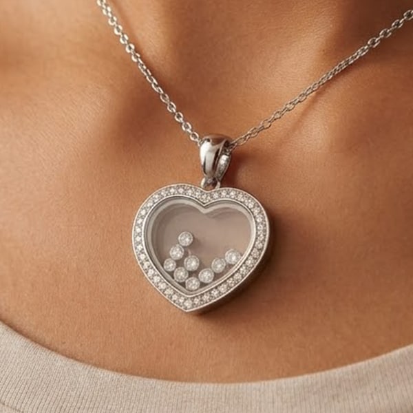 925 Sterling Silver Heart Pendant Jewelry 6.66 Grams: Product ID: 202101669 Product Type: 925 Sterling Silver Fine Jewelry Jewelry Weight: 6.66 Grams. Gemstones Color: Silver Metal: Solid Silver 92.5%. Gemstone Detail: Round White CZ Size 1 x 1 Mm. Many 