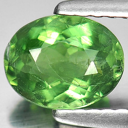 Natural Green Apatite Gemstones 0.96 Ct. Oval Shape 7.1 x 5.5 Mm.: Product ID: 800607257 Product Name: Natural Apatite Weight: 0.96 CT. Size: 7.1 x 5.5 x 3.6 MM. Shape: Oval Color: Green Clarity:SI Luster: Good Gems Origin: Tanzania Treatment: Unheated Crystal Struct