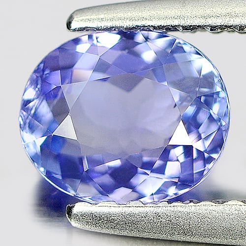 Natural Violet Blue Tanzanite Gemstones 0.86 Ct. Oval Shape 6.5 x 5.4 Mm. (1 of 3)
