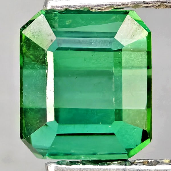 Natural Green Tourmaline Gemstones 0.83 Ct. Octagon Shape 5.2 x 4.5 Mm.: Product ID: 807251007 Product Name: Natural Tourmaline Weight: 0.83 CT. Size: 5.2 x 4.5 x 4.1 MM. Shape: Octagon Color: Green Clarity:SI1 Luster: Good Gems Origin: Nigeria Treatment: Unheated Crystal 