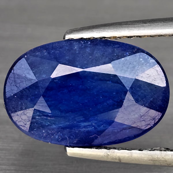 Natural Blue Sapphire Gemstones 4.19 Ct. Oval Shape 13 x 8.5 Mm.: Product ID: 806012441 Product Name: Natural Blue Sapphire Weight: 4.19 CT. Size: 13 x 8.5 x 3.7 MM. Shape: Oval Shape Color: Blue Clarity:SI1 Luster: Good Gems Origin: Madagascar Treatment: Heated (Le