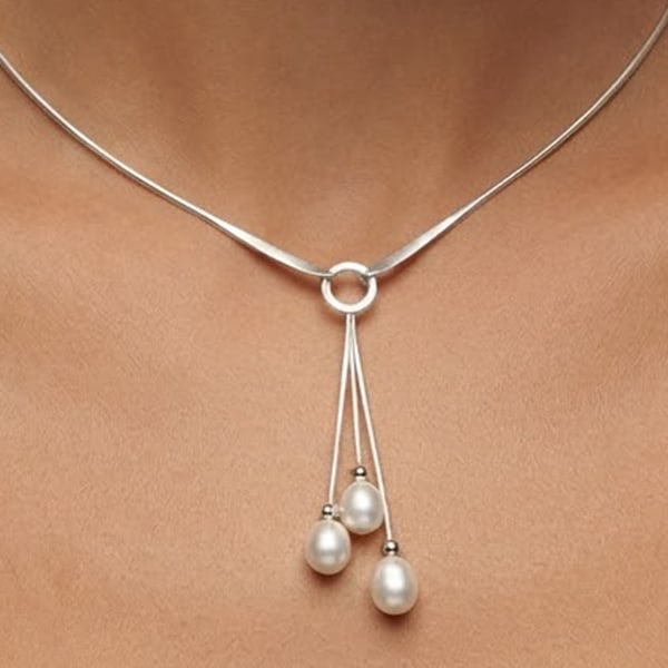 à¹Œà¹Œà¸·à¸·à¹ŒNatural White Pearl 925 Sterling Silver Necklace Jewelry 6.91 Grams: Product ID: 805205554 Product Type: 925 Sterling Silver Fine Jewelry Jewelry Weight: 6.91 Grams. Gemstones Color: White Metal: Solid Silver 92.5%. Gemstone Detail: Center: Oval White Color Pearl Size 