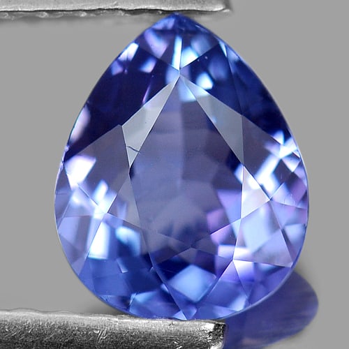 Natural Blue Tanzanite Gemstones 0.75 Ct. Clean Pear Shape 6.7 x 5.5 Mm.: Product ID: 807004452 Product Name: Natural Tanzanite Weight: 0.75 CT. Size: 6.7 x 5.5 x 3 MM. Shape: Pear Color: Violetish Blue Clarity:IF Luster: Very Good Gems Origin: Tanzania Treatment: Heated Cr