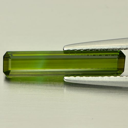 Natural Green Tourmaline Gemstones 1.56 Ct. Octagon Shape 16.8 x 3.6 Mm.: Product ID: 807243146 Product Name: Natural Tourmaline Weight: 1.56 CT. Size: 16.8 x 3.6 x 2.6 MM. Shape: Octagon Color: Green Clarity:VVS Luster: Good Gems Origin: Nigeria Treatment: Unheated Crystal