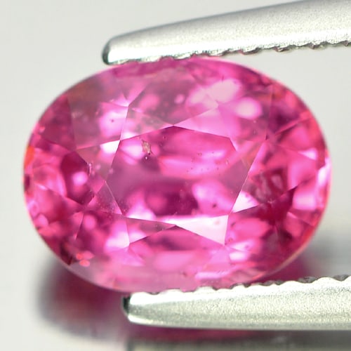 Natural Purplish Pink Sapphire Gemstone 1.72 Ct. Oval Shape 7.67 x 5.84 Mm.: Product ID: 806143253 Product Name: Natural Pink Sapphire Weight: 1.72 CT. Size: 7.67 x 5.84 x 4.49 MM. Shape: Oval Color: Purplish Pink Clarity:SI Luster: Good Gems Origin: Tanzania Treatment: Unheat