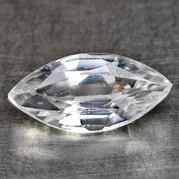 Natural White Zircon Gemstones 1.04 Ct. Marquise Shape 8.7 x 4.2 Mm. (1 of 3)
