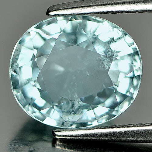 Natural Light Blue Aqumarine Gemstones 2.17 Ct. Oval Shape 9.1 x 7.9 Mm.: Product ID: 800807942 Product Name: Natural Aquamarine Weight: 2.17 CT. Size: 9.1 x 7.9 x 5.2 MM. Shape: Oval Color: Light Blue Clarity:SI Luster: Good Gems Origin: Brazil Treatment: Unheated Crystal 