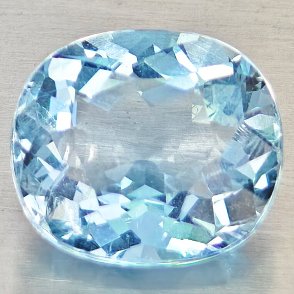 Natural Baby Blue Aquamarine Gemstones 1.34 Ct. Oval Shape 7.5 x 6.7 Mm.: Product ID: 800812373 Product Name: Natural Aquamarine Weight: 1.34 CT. Size: 7.5 x 6.7 x 4.3 MM. Shape: Oval Color: Baby Blue Clarity:SI1 Luster: Good Gems Origin: Brazil Treatment: Unheated Crystal 