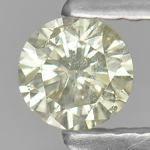 Natural Yellowish White Loose Diamond 0.29 Ct. Round Brilliant Cut 4.4 Mm. (1 of 3)