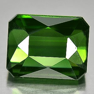 Natural Green Tourmaline Gemstones 1.84 Ct. Octagon Shape 7.7 x 6 Mm.