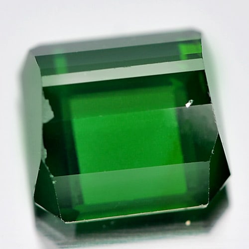 Natural Green Tourmaline Gemstones 4.29 Ct. Octagon Shape 9.2 x 8.7 Mm. - 3