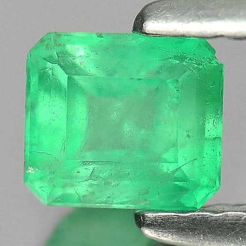 Natural Green Emerald Gemstones 0.50 Ct. Octagon Shape 5.1 x 4.6 Mm.