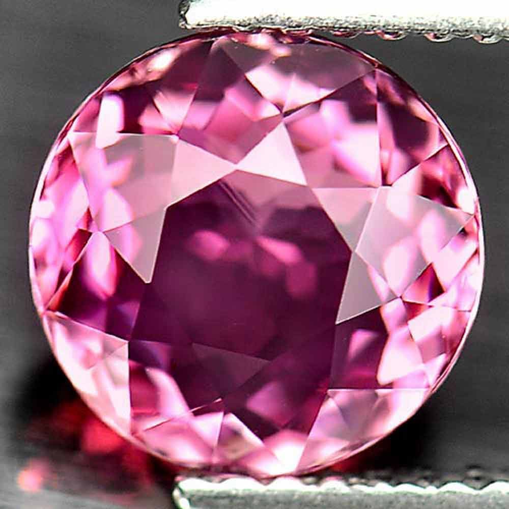 Natural Pink Tourmaline Gemstones 2.14 Ct. Round Shape 8.2 Mm.