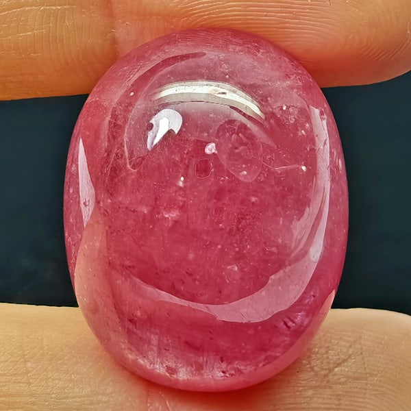 Natural Pink Red Ruby Gemstones 50.89 Ct. Oval Cabochon Shape 23 x 18 Mm. (1 of 3)