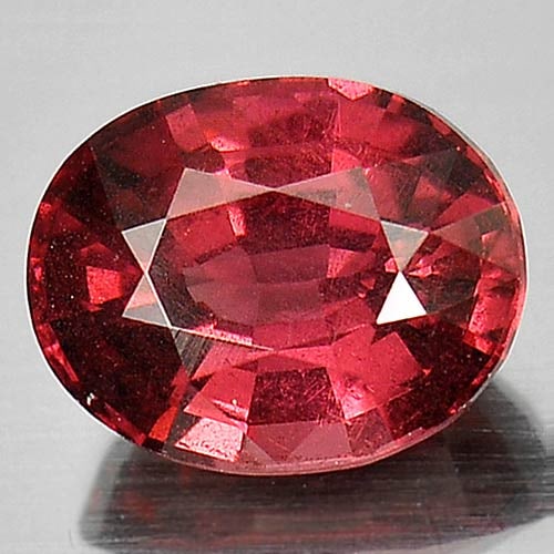 Natural Purplish Red Rhodolite Garnet Gemstones 1.68 Ct. Oval Shape 7.6 x 6 Mm (1 of 3)