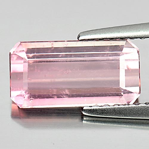 Natural Pink Tourmaline Gemstones 2.22 Ct. Octagon Shape 10.8 x 5.5 Mm
