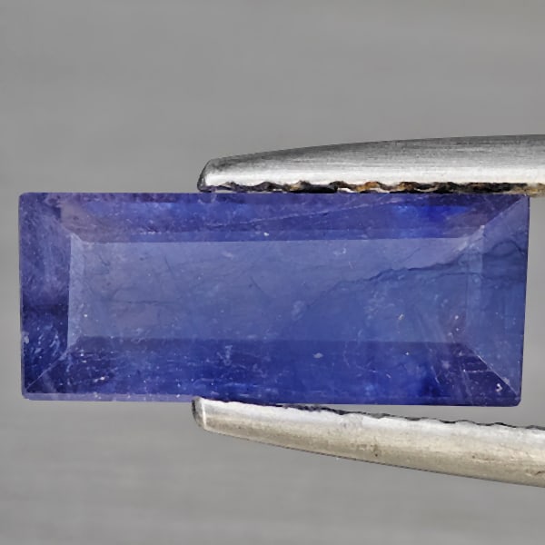 Natural Blue Sapphire Gemstones 2.69 Ct. Baguette Shape 12.2 x 5.1 Mm.