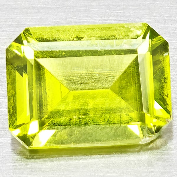 Natural Green Peridot Gemstones 1.54 Ct. Octagon Shape 8.1 x 6.1 Mm.: Product ID: 805317144 Product Name: Natural Peridot Weight: 1.54 CT. Size: 8.1 x 6.1 x 3.7 MM. Shape: Octagon Shape Color: Green Clarity:SI1 Luster: Good Gems Origin: Pakistan Treatment: Unheated Crys