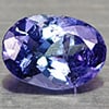 Natural Violet BlueTanzanite Gemstones 0.63 Ct. Oval Shape 6.6 x 4.8 Mm.