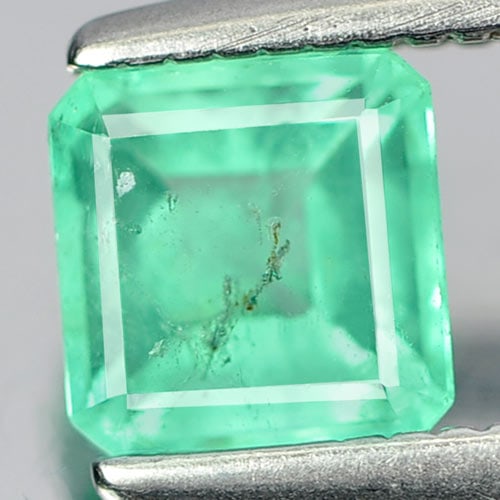 Natural Green Emerald Gemstones 0.63 Ct. Octagon Shape 5 x 4.9 Mm.