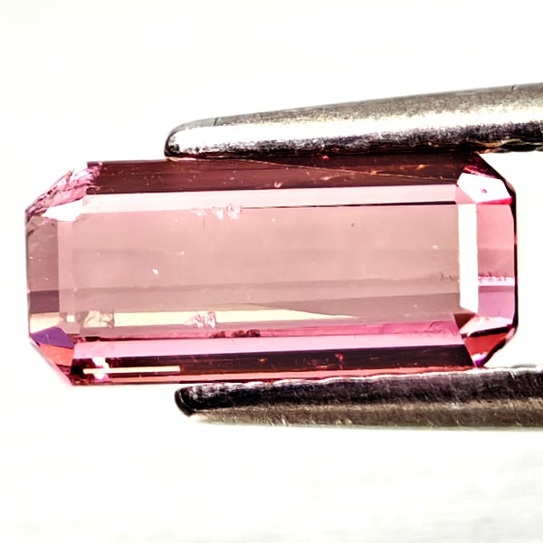 Natural Pink Tourmaline Gemstones 1.13 Ct. Octagon Shape 9.1 x 4.1 Mm.