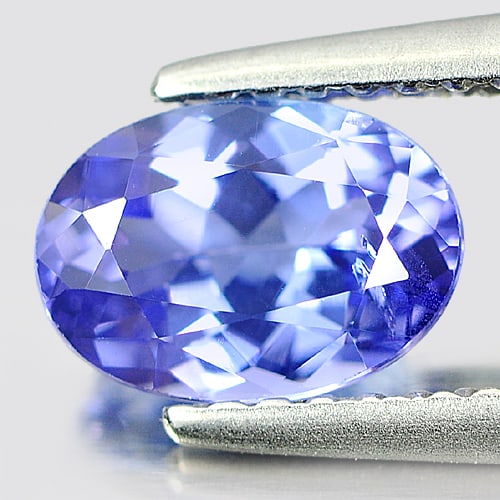 Natural Blue Tanzanite Gemstones 1.14 Ct. Oval Shape 7.7 x 5.5 Mm.