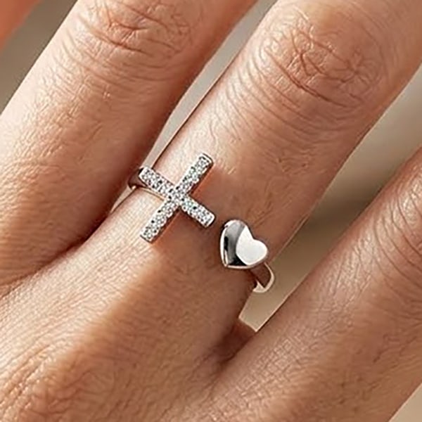 925 Sterling Silver Ring Jewelry 2.05 Grams White Gold Plated Size 3