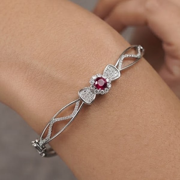 925 Sterling Silver Bangle Jewelry White Gold Plated 9.40 Grams Diameter 61 Mm.: Product ID: 280550051 Product Type: 925 Sterling Silver Fine Jewelry Jewelry Weight: 9.40 Grams. Gemstones Color: Silver Metal: Solid Silver 92.5%. Gemstone Detail: Average Range 9.40 - 9.87 Gram Per 